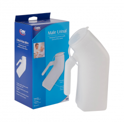 Carex Apex-Carex Healthcare FGP70700 0000-Carex Male Urinal with Cover, Urinals (CS)